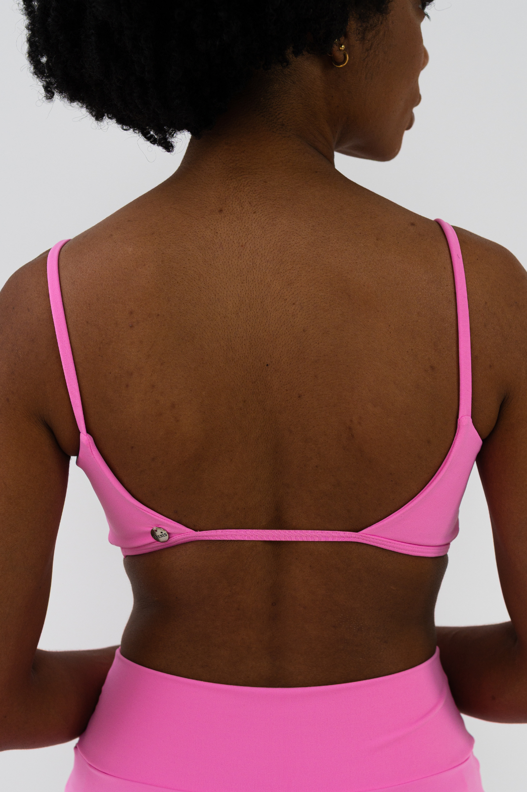 Top Essência Poliamida Costas Aberta com Bojo Removível