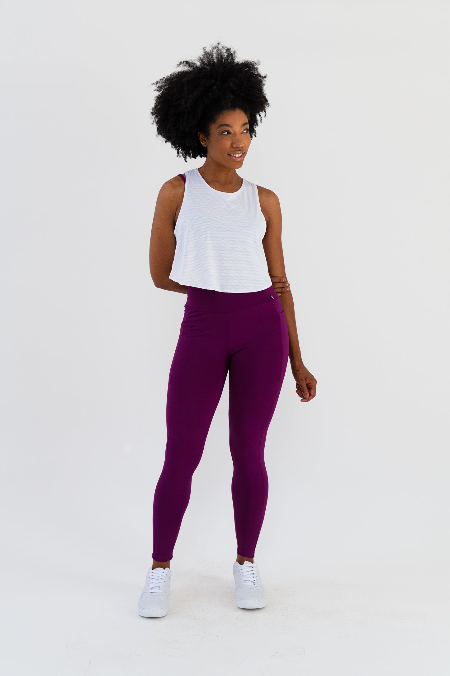 Legging Jornada Poliamida com Bolsos