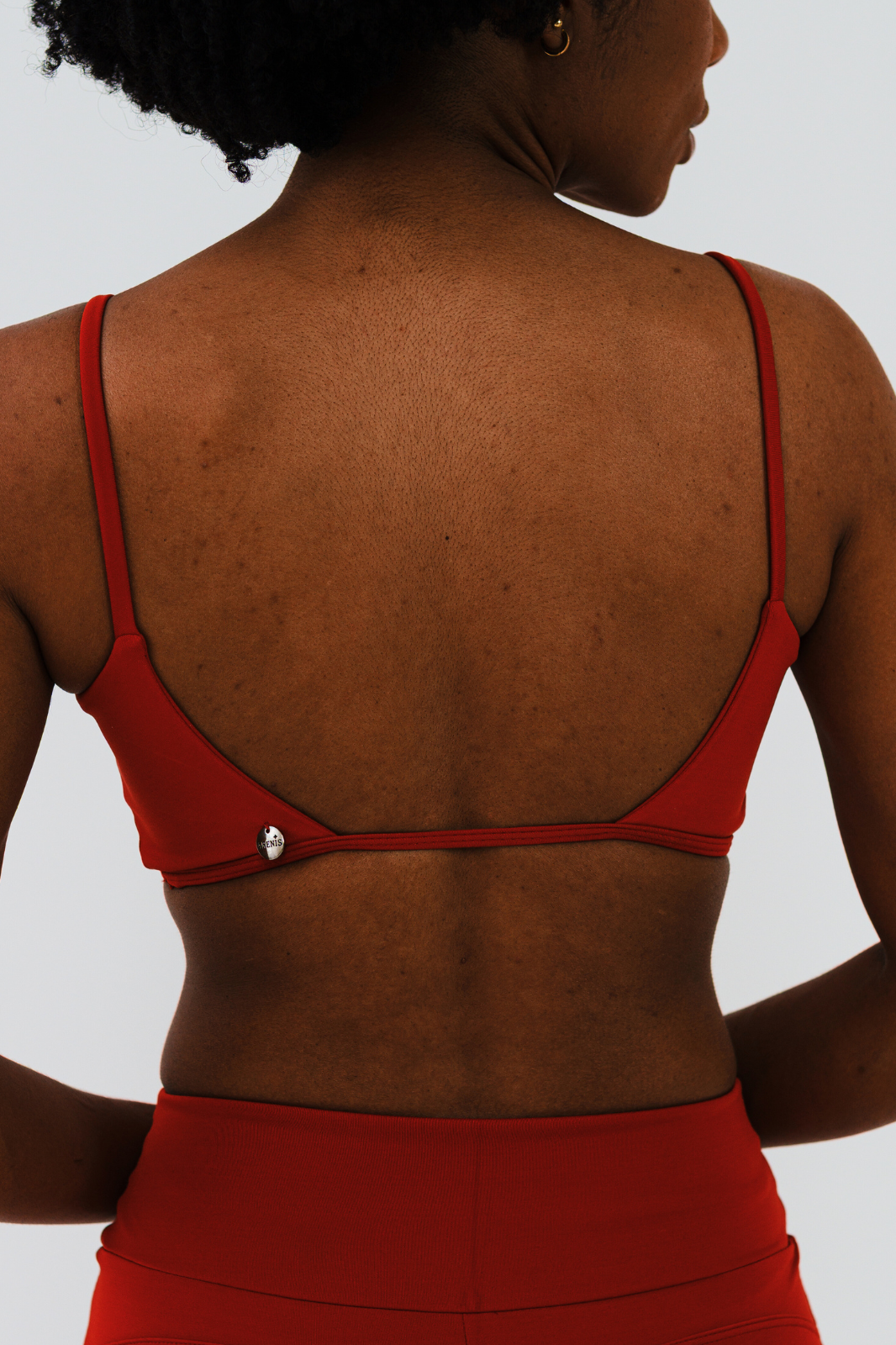 Top Essência Poliamida Costas Aberta com Bojo Removível