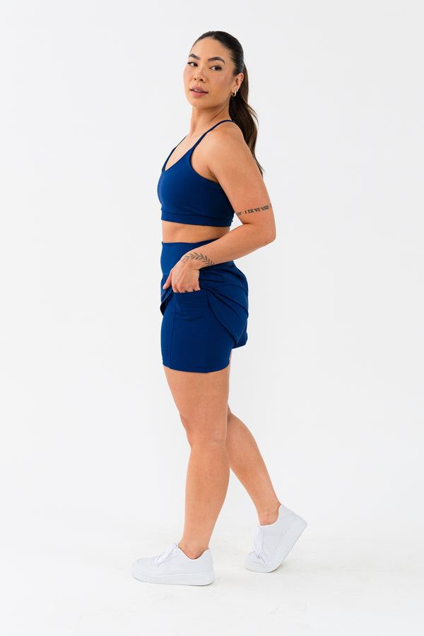 Shorts Movimento Duplo com Bolsos Internos