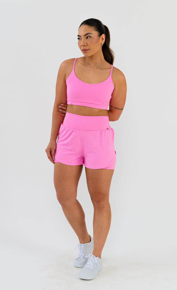 Shorts Movimento Duplo com Bolsos Internos